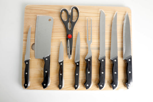 Gibson 10pc Kitchen Cutlery Set - 8/12