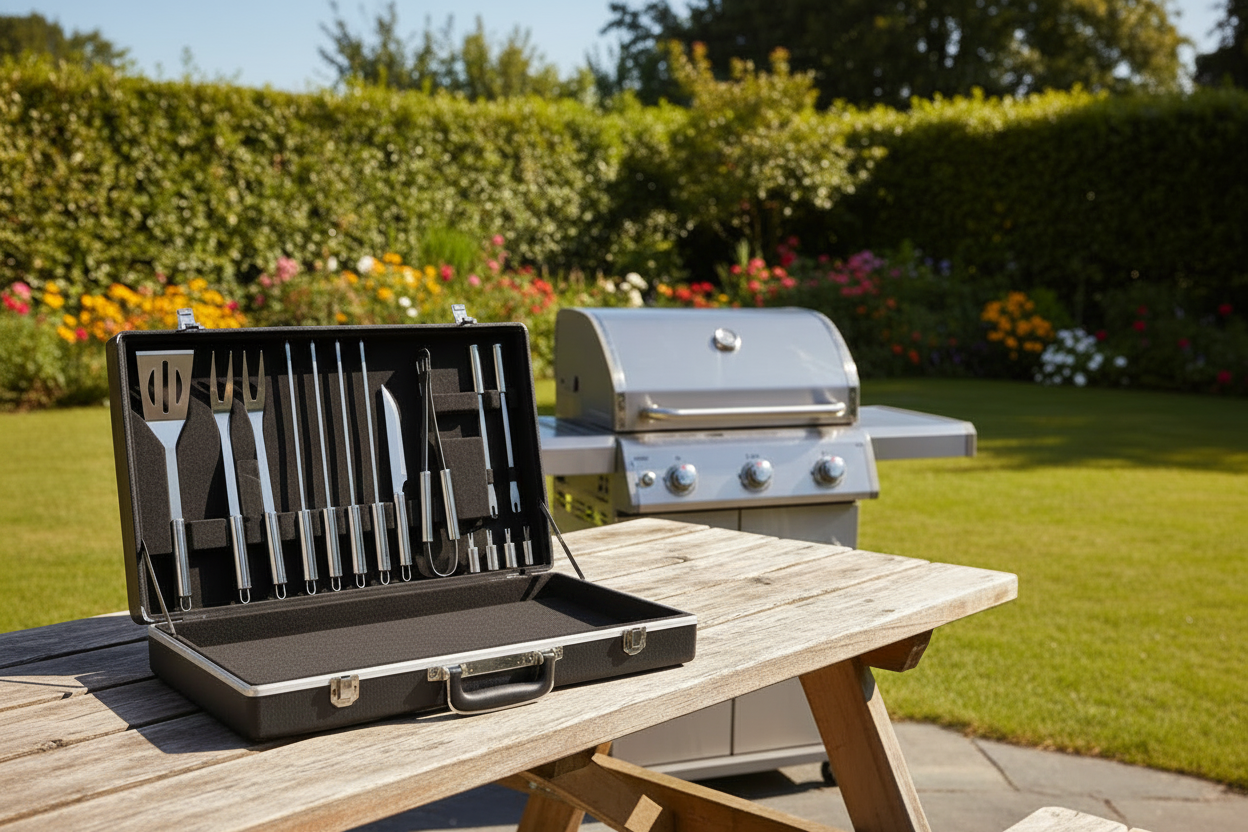 BBQ TOOLS WITH CARRY CASE