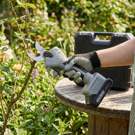 BROOKSTONE ELECTRIC PRUNING SHEARS - 4/24 & 4/25